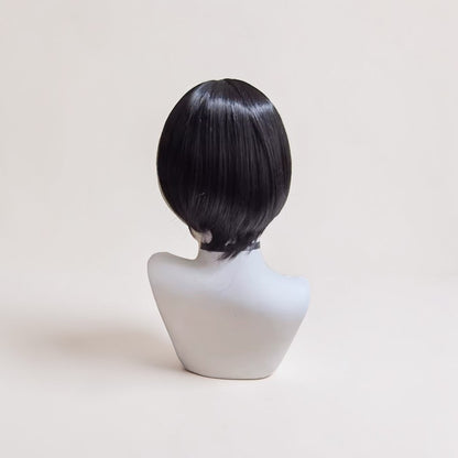 Resident Evil Ada Wong Cosplay Wig 32cm Short Black Hair