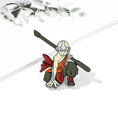 Aang The Last Airbender Enamel Pin - Available at 2Fast2See.co