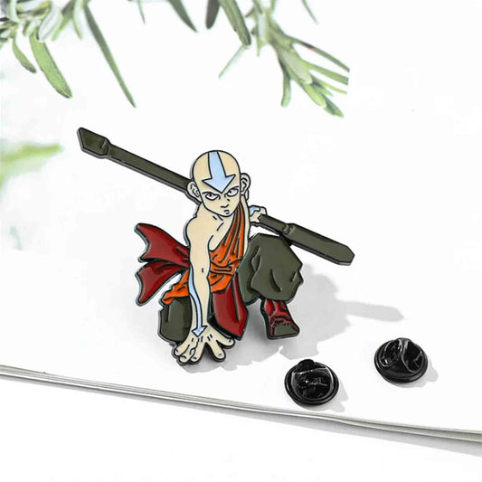 Aang The Last Airbender Enamel Pin - Available at 2Fast2See.co