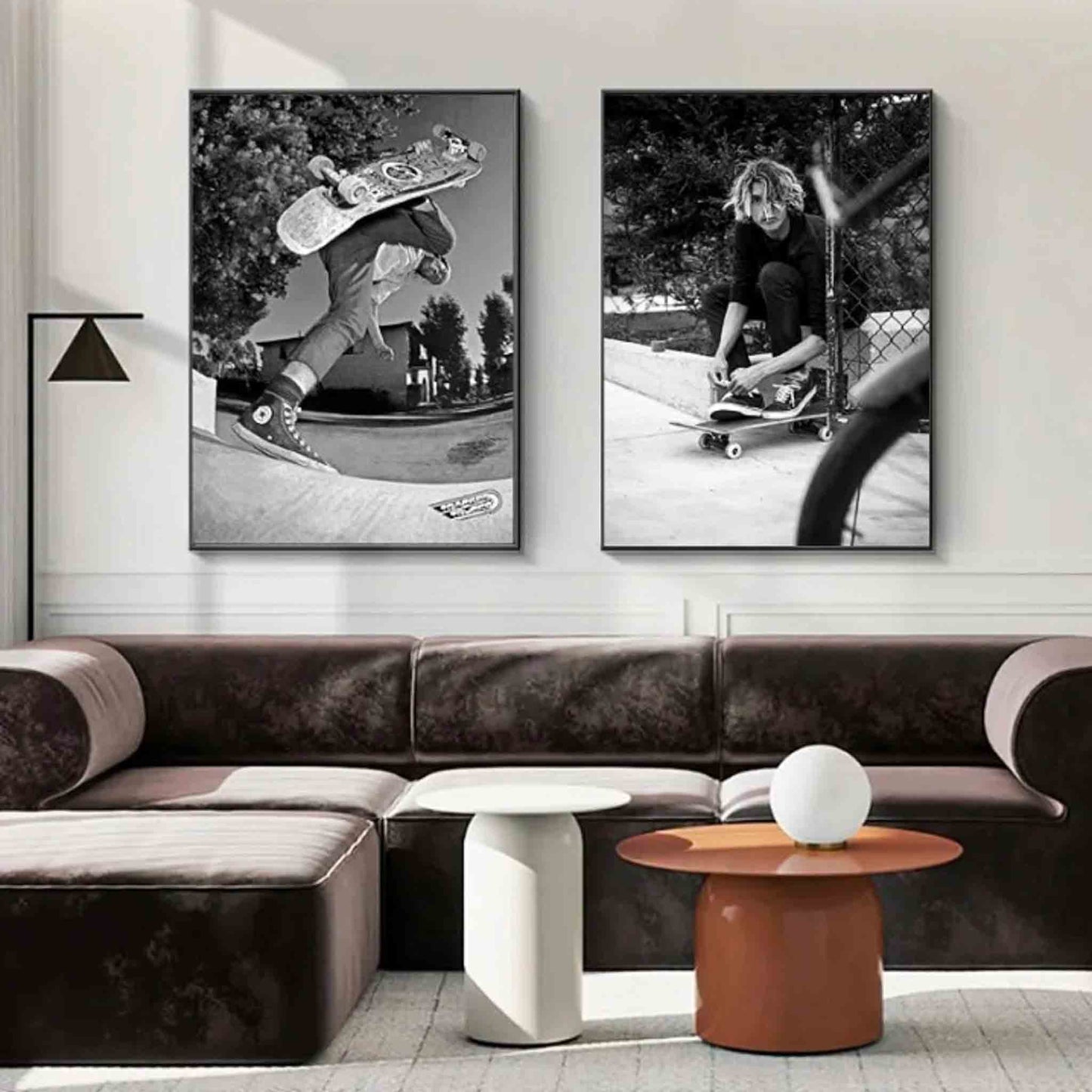 Skateboard Cinematic Posters Black & White Prints - Available at 2Fast2See.co