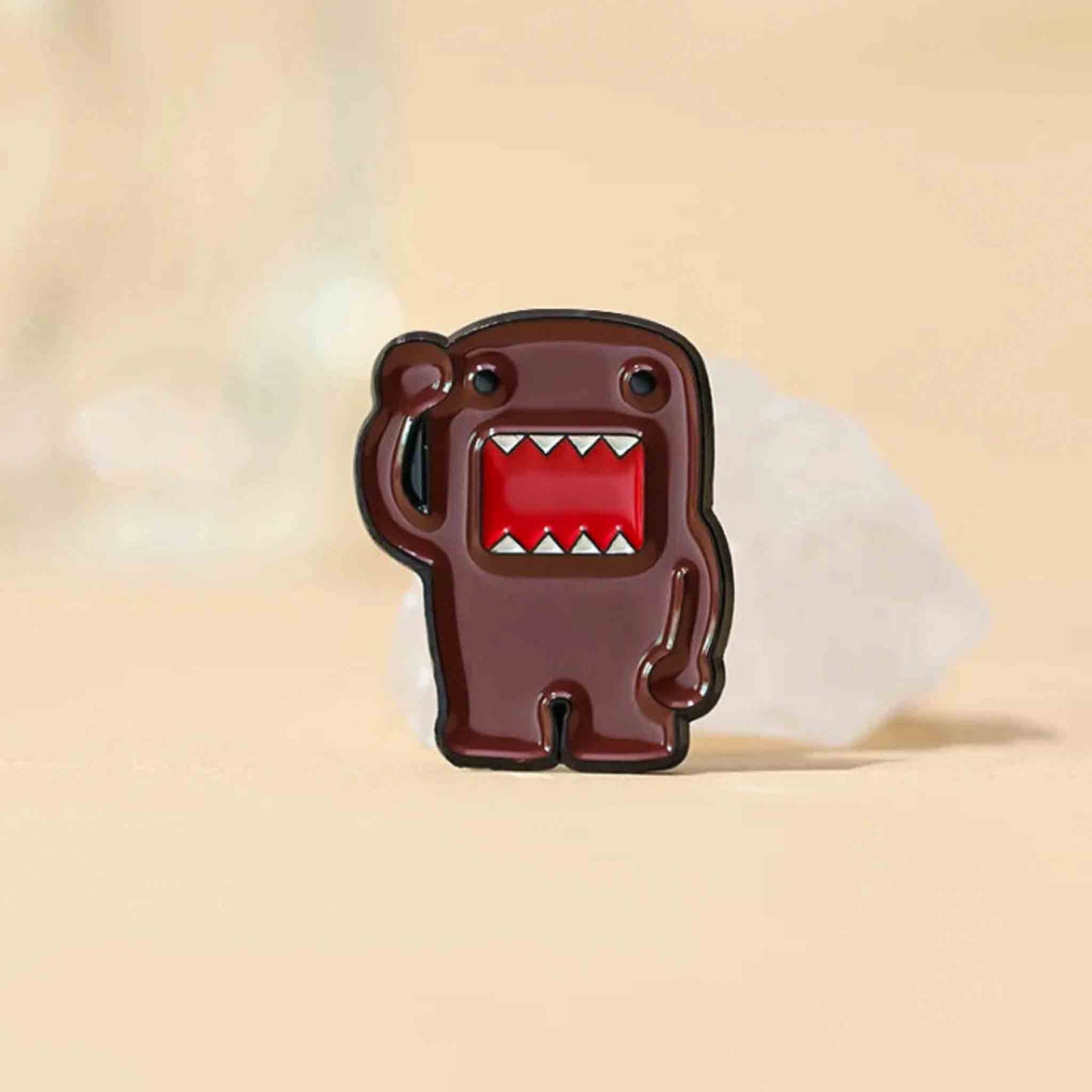 Cute Domo Kun Enamel Pin - Available at 2Fast2See.co