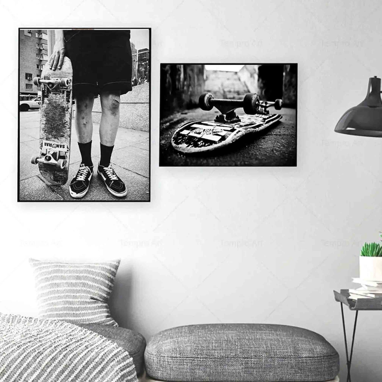 Extreme Skateboarding Black & White Posters - Available at 2Fast2See.co