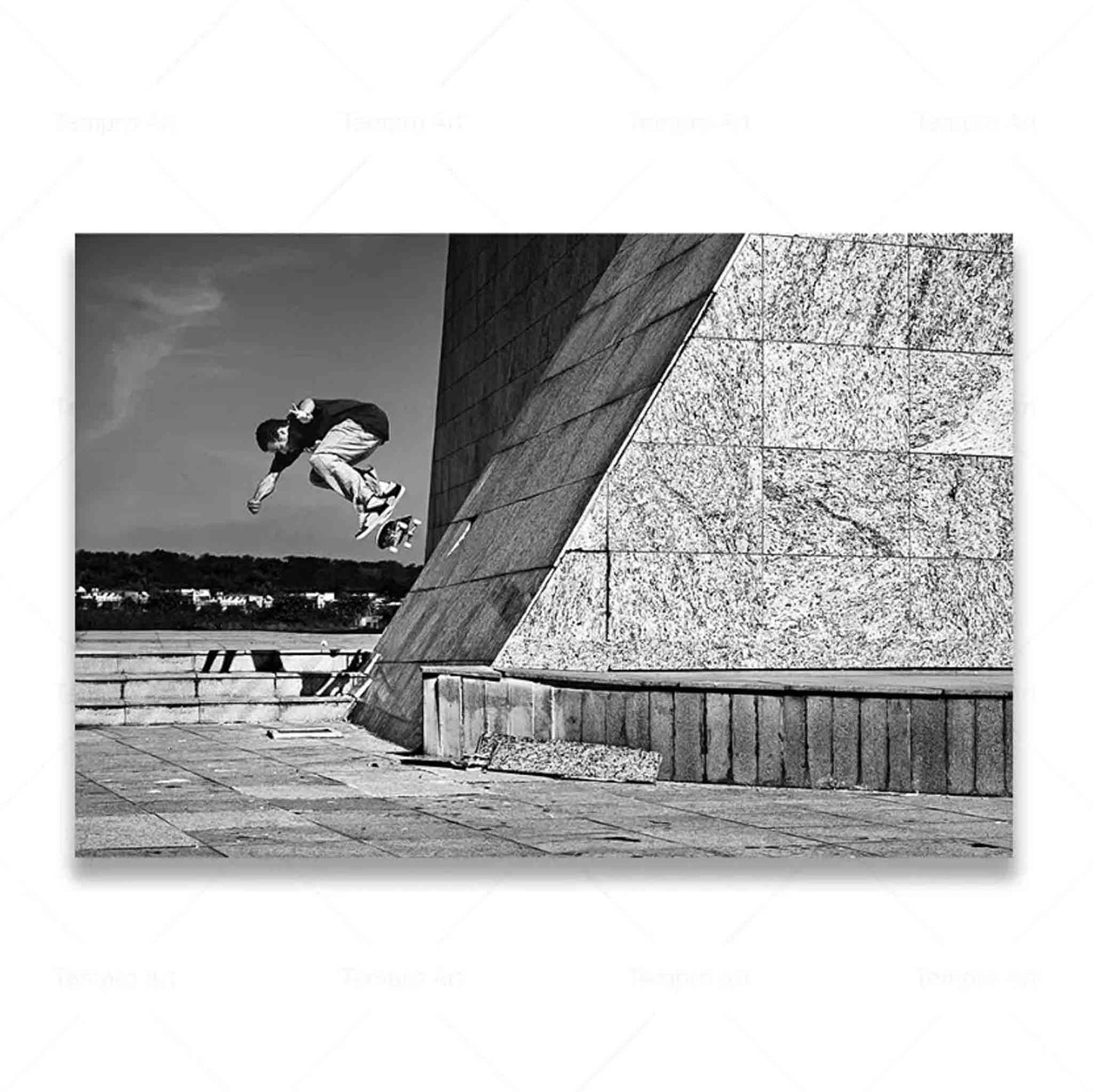 Extreme Skateboarding Black & White Posters - Design 1 / 30x40cm Available at 2Fast2See.co