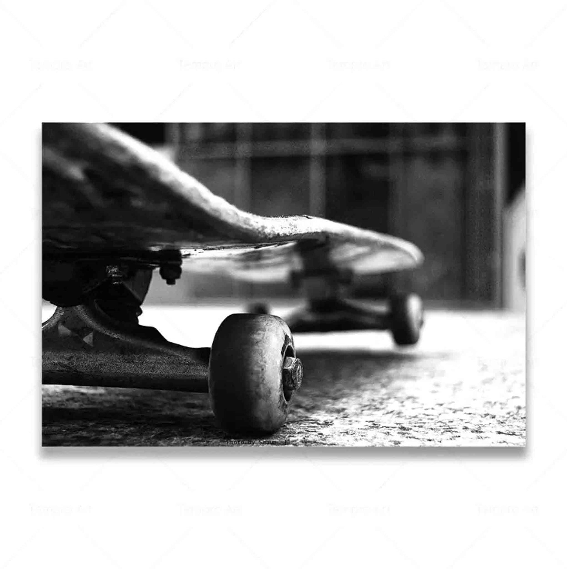 Extreme Skateboarding Black & White Posters - Design 2 / 30x40cm Available at 2Fast2See.co