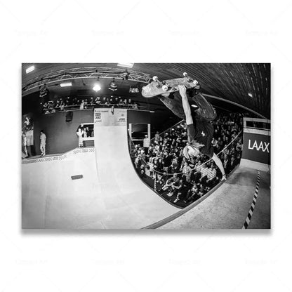 Extreme Skateboarding Black & White Posters - Design 5 / 30x40cm Available at 2Fast2See.co