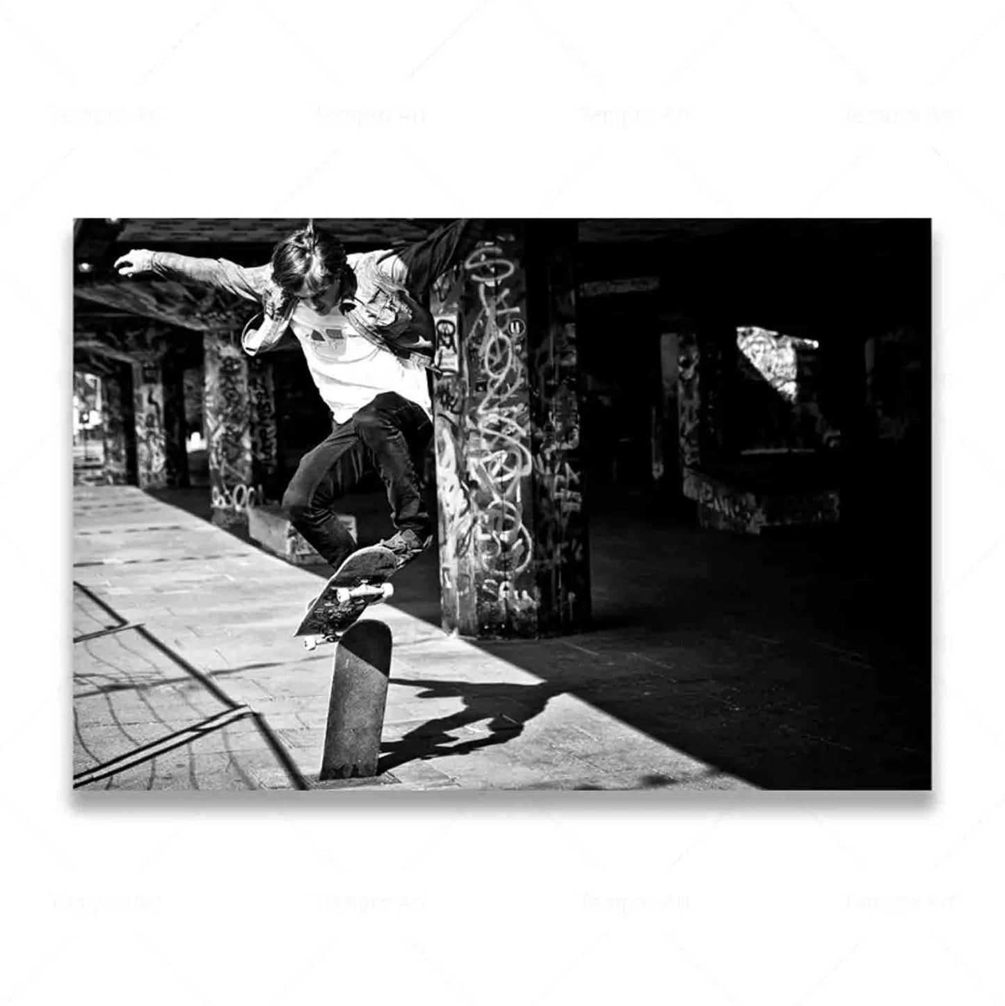 Extreme Skateboarding Black & White Posters - Design 7 / 30x40cm Available at 2Fast2See.co