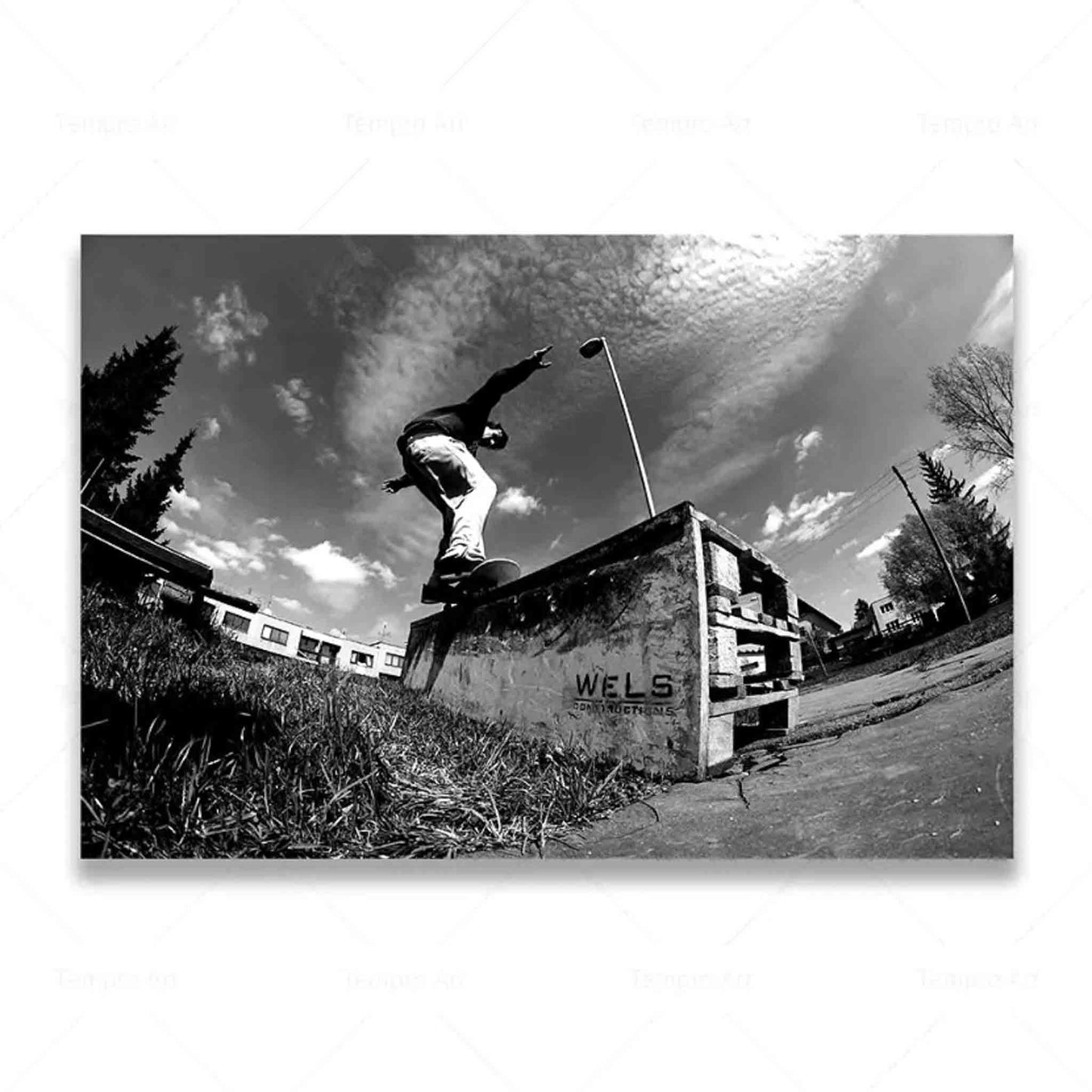 Extreme Skateboarding Black & White Posters - Design 8 / 30x40cm Available at 2Fast2See.co