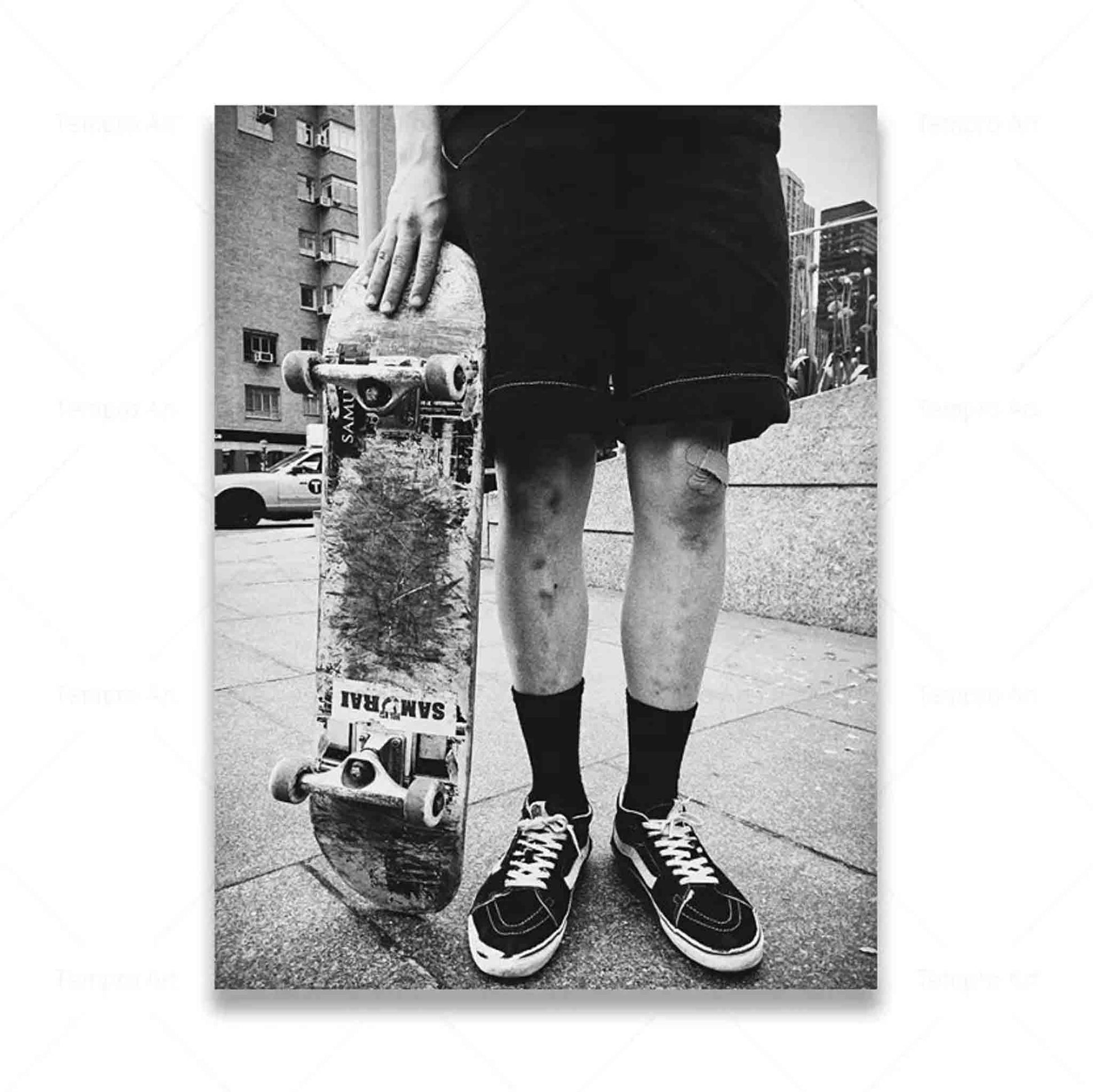 Extreme Skateboarding Black & White Posters - Design 11 / 30x40cm Available at 2Fast2See.co