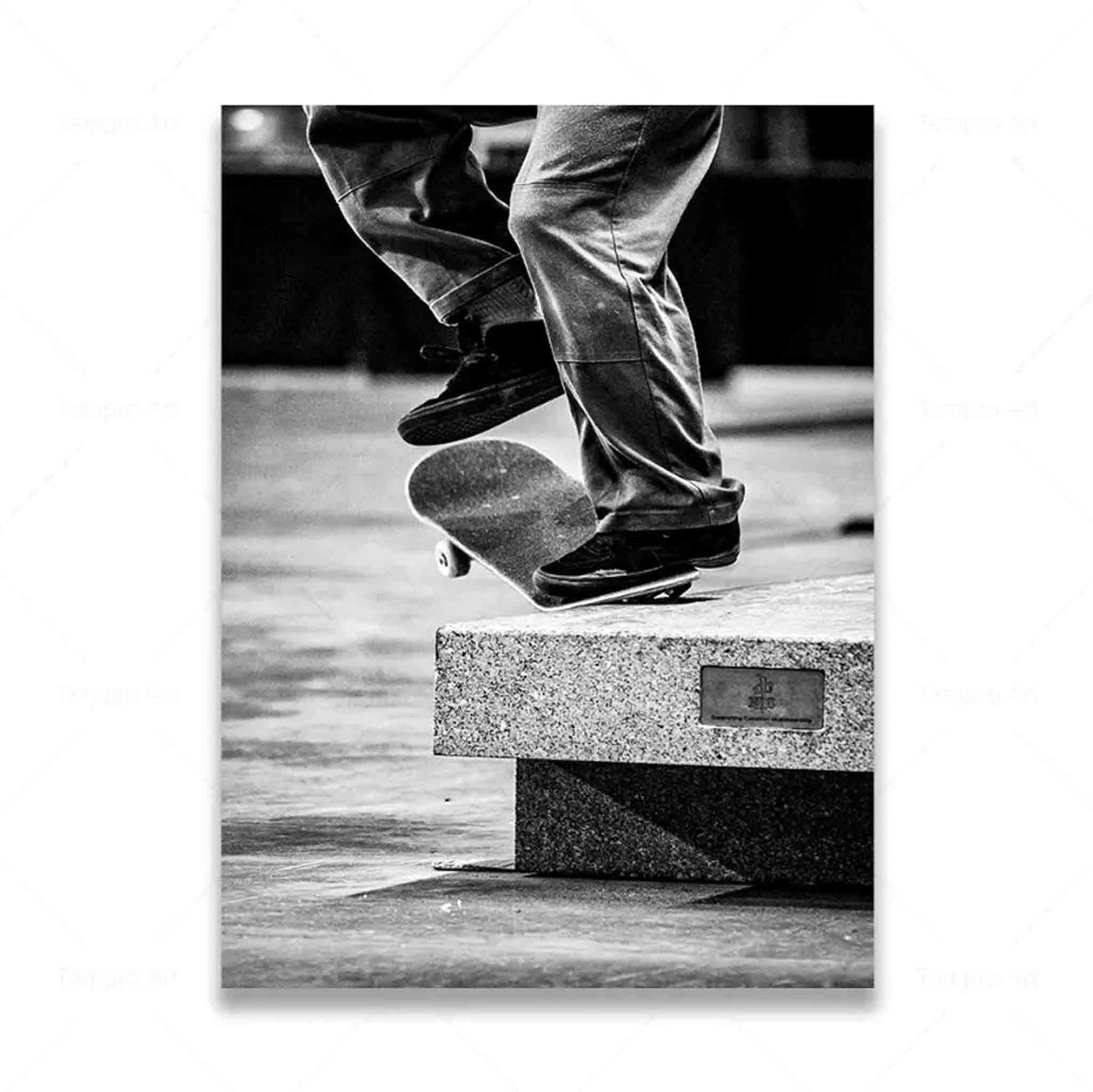 Extreme Skateboarding Black & White Posters - Design 12 / 30x40cm Available at 2Fast2See.co