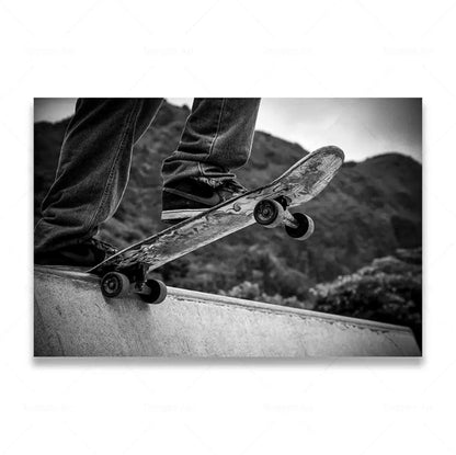 Extreme Skateboarding Black & White Posters - Design 14 / 30x40cm Available at 2Fast2See.co