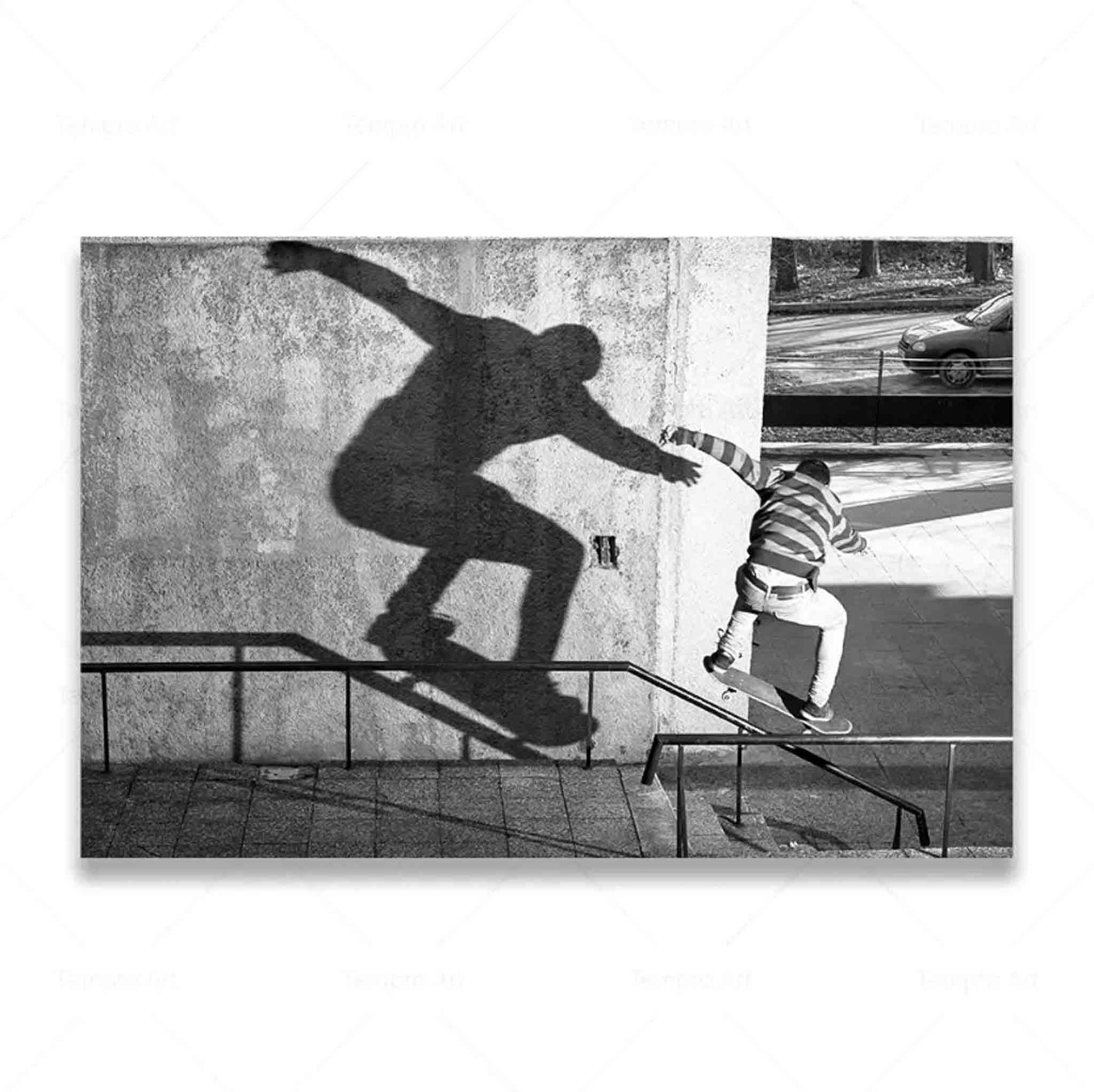 Extreme Skateboarding Black & White Posters - Design 20 / 30x40cm Available at 2Fast2See.co