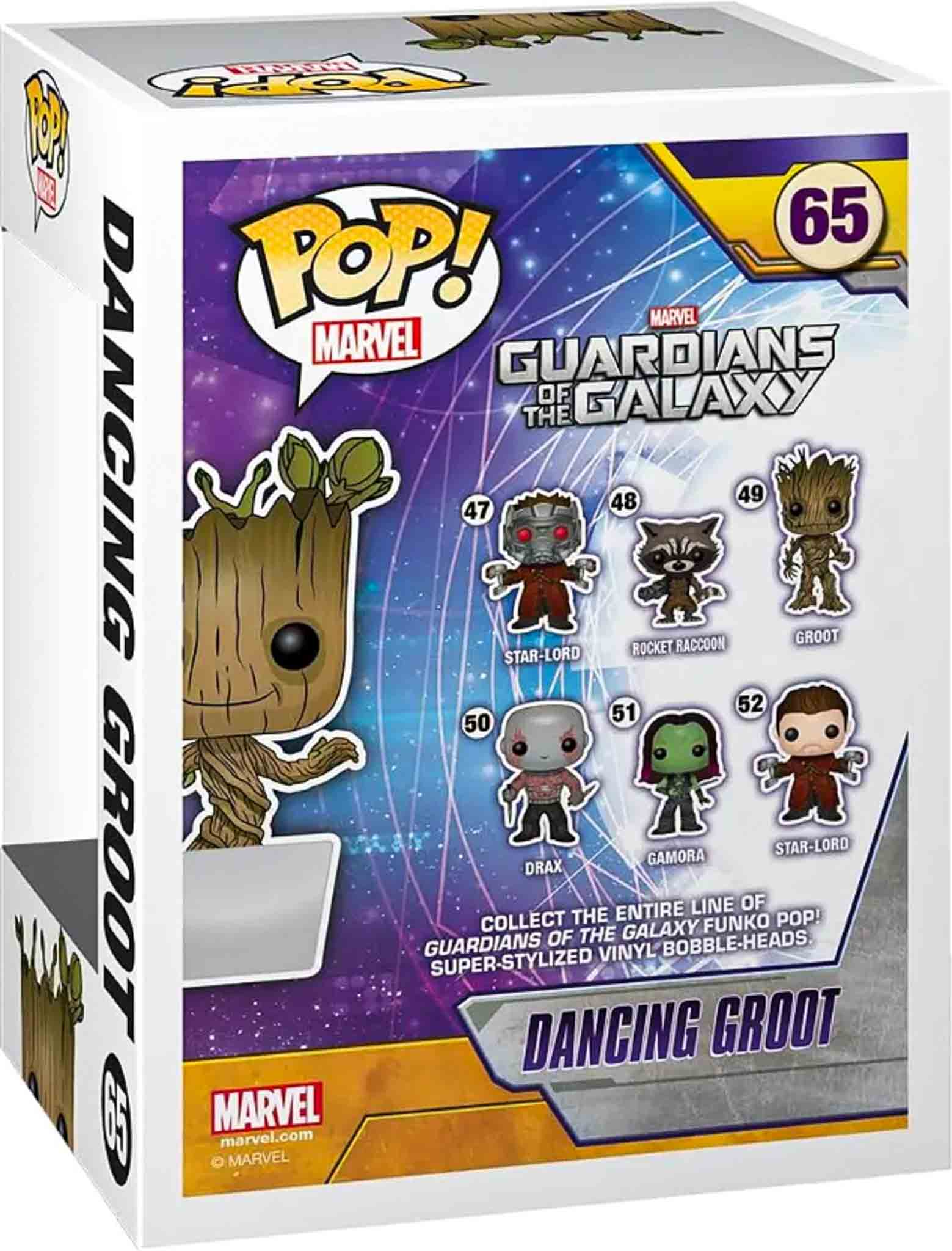 Funko Pop! Marvel: Guardians of the Galaxy - Dancing Groot 65 - Available at 2Fast2See.co