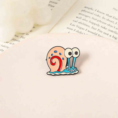 Gary the Snail Enamel Pin - Available at 2Fast2See.co