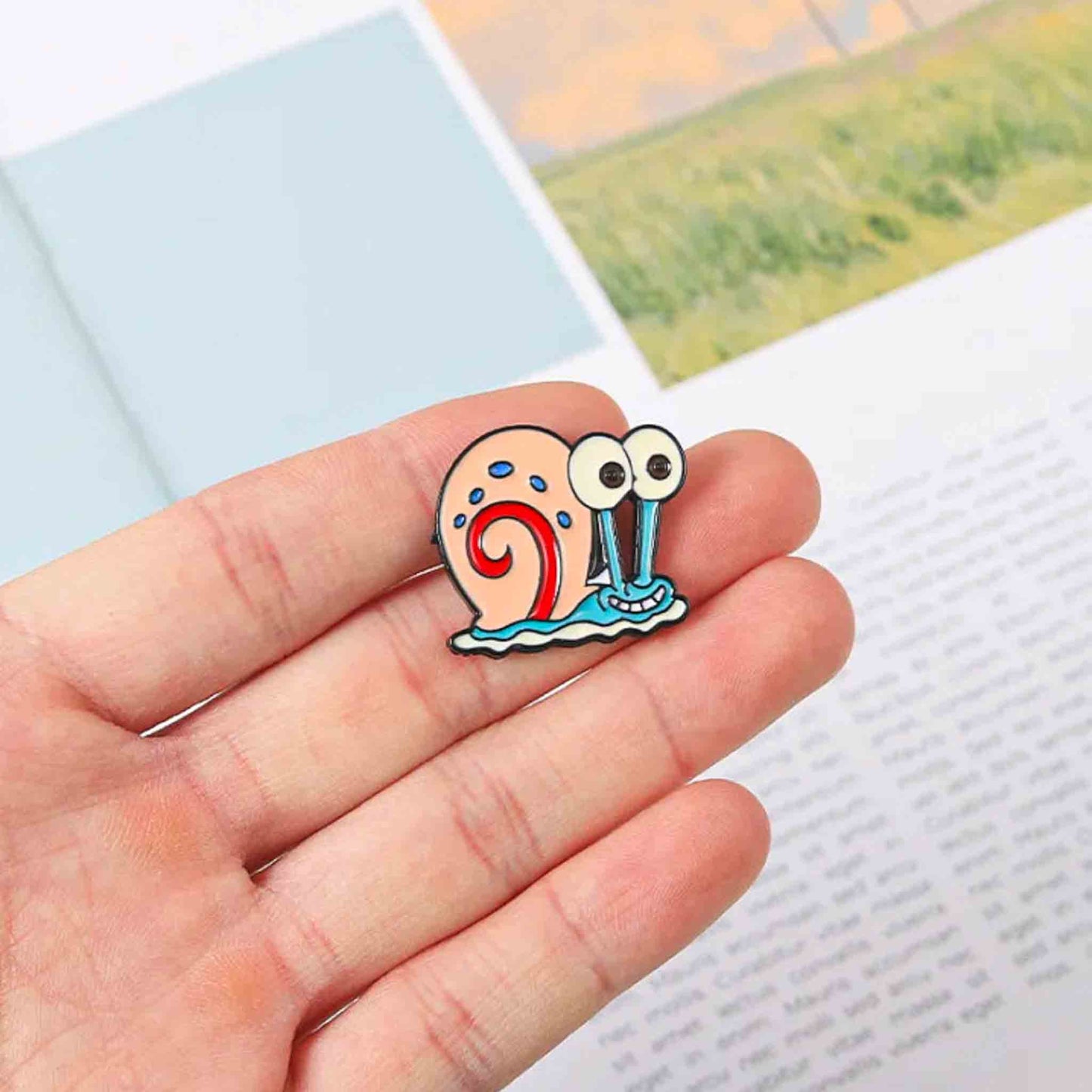 Gary the Snail Enamel Pin - Available at 2Fast2See.co