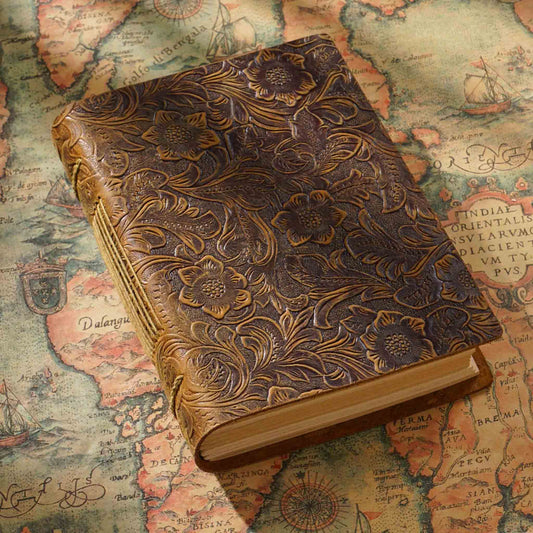 Handmade Leather Cover Sketchbook Vintage Style - Aesthetic Leather 2 Available at 2Fast2See.co