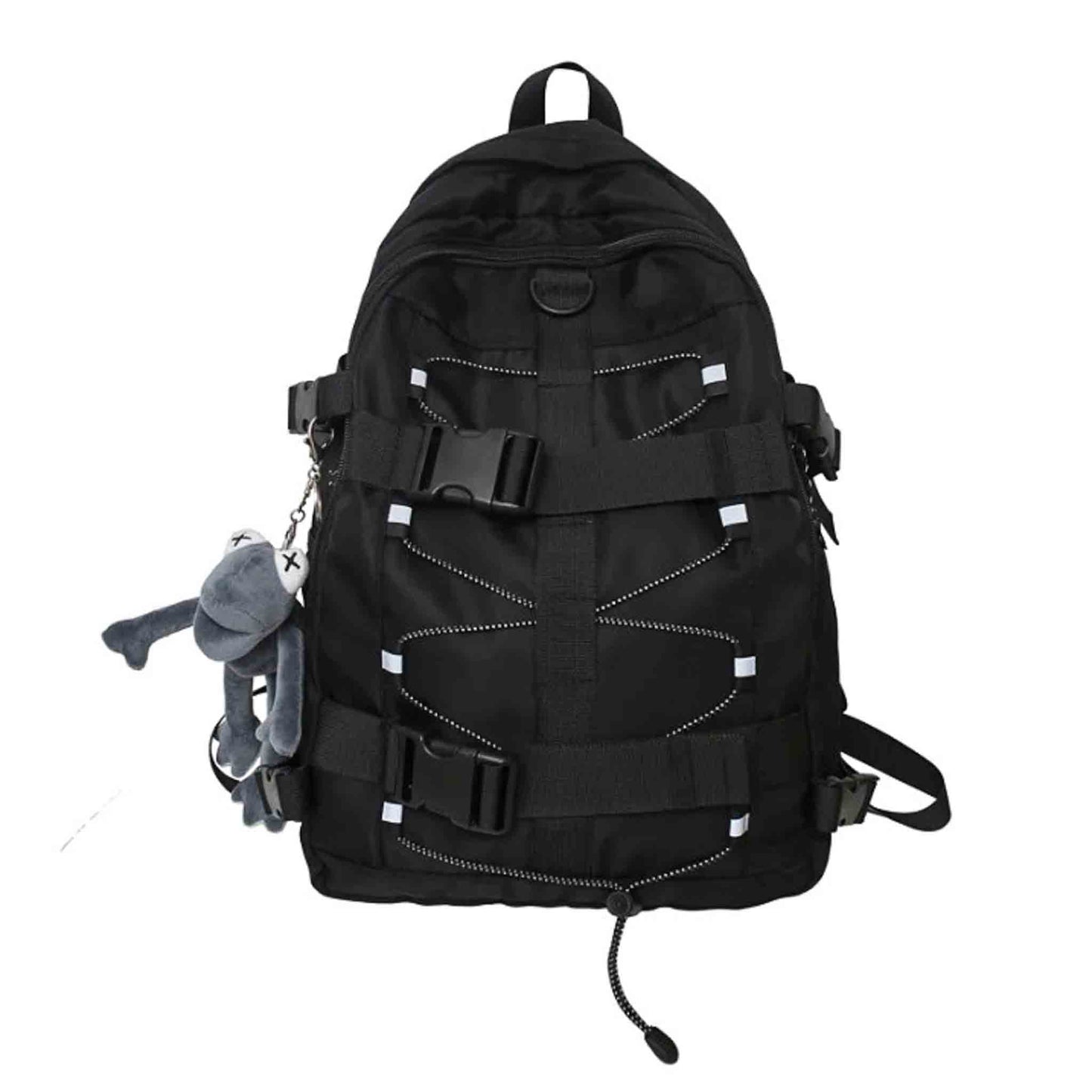 Premium Skateboard Backpack With Holders - Black Available at 2Fast2See.co