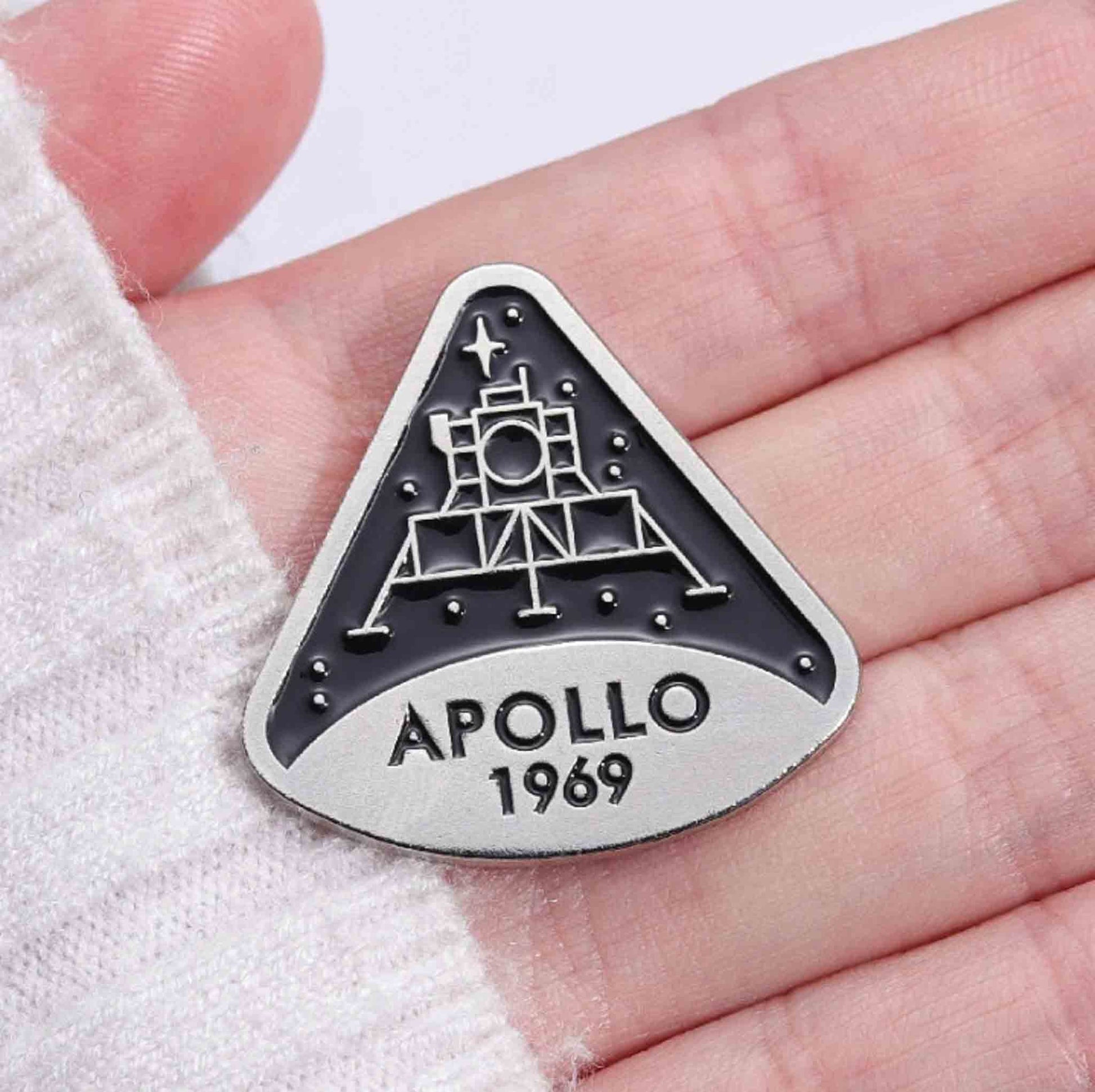 Space Program Apollo Enamel Pin - Available at 2Fast2See.co