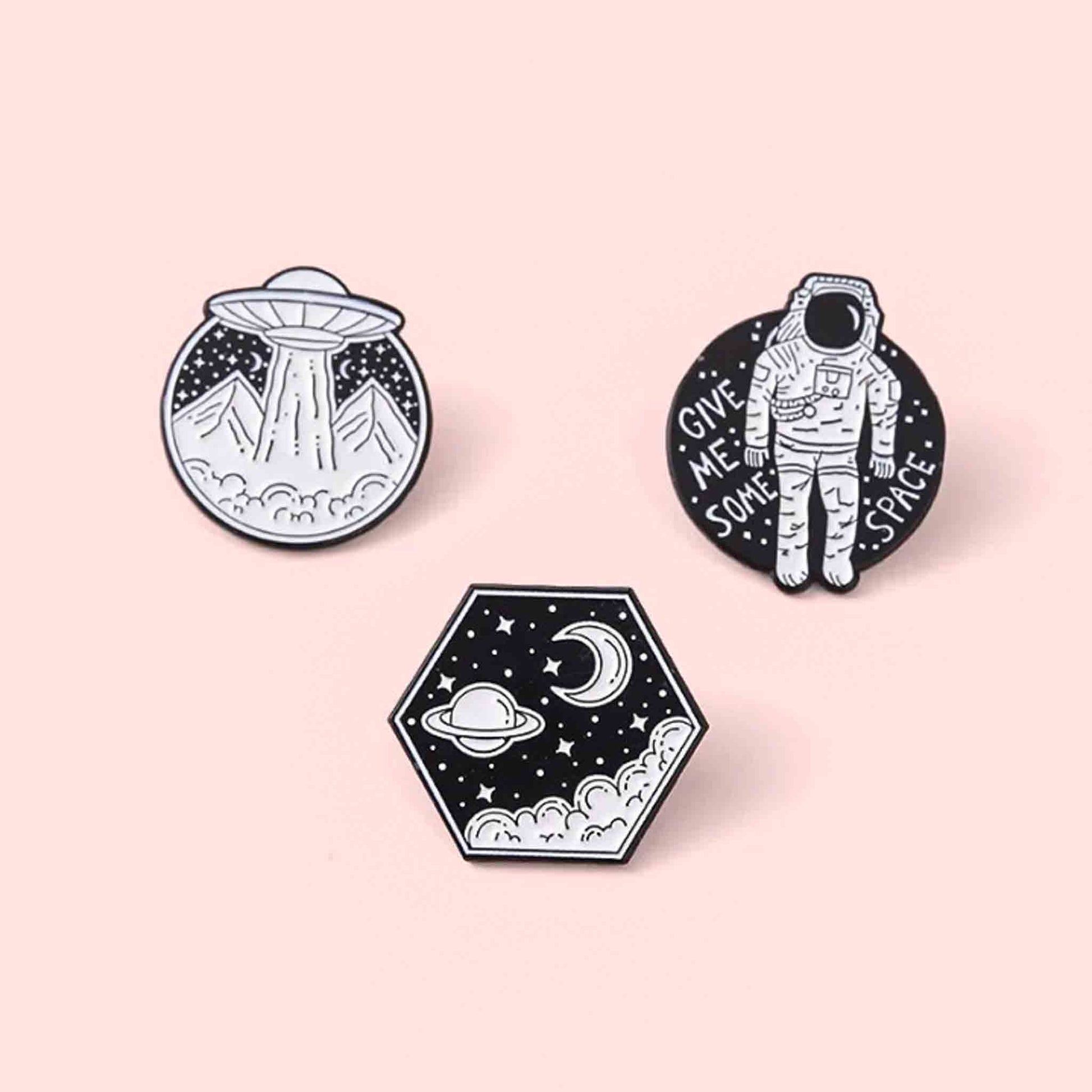 Space & Astronauts Enamel Pins - Available at 2Fast2See.co