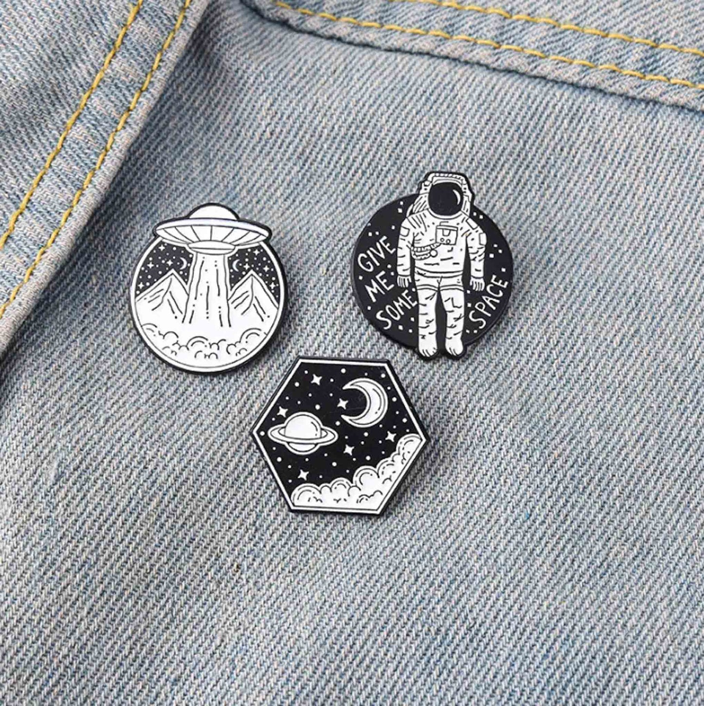 Space & Astronauts Enamel Pins - Available at 2Fast2See.co