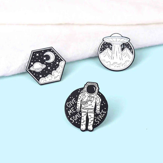 Space & Astronauts Enamel Pins - Available at 2Fast2See.co