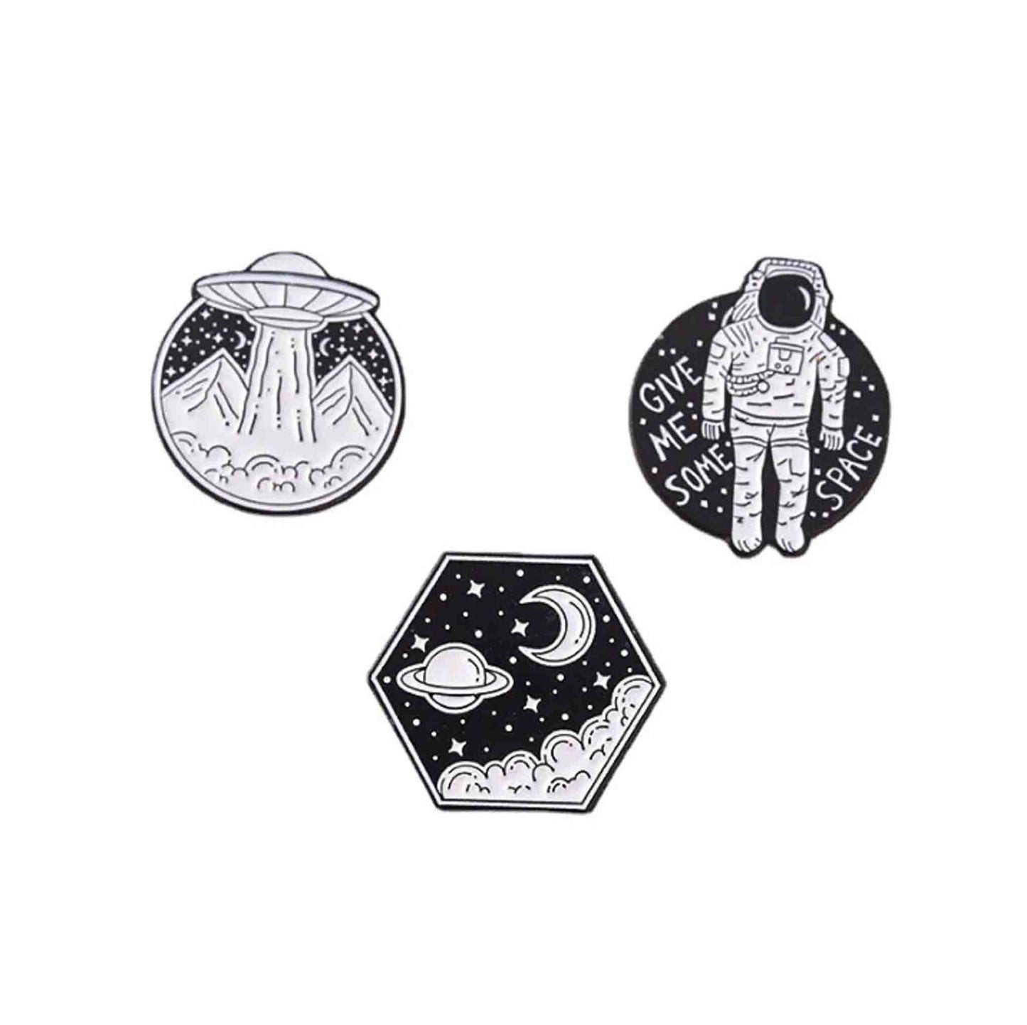 Space & Astronauts Enamel Pins - Available at 2Fast2See.co