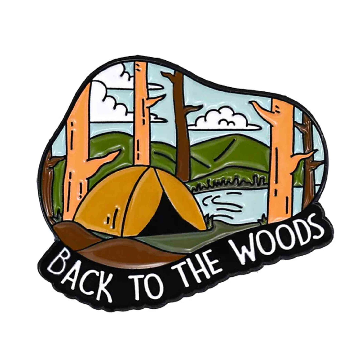 Outdoor Traveling & Mountain Lake Enamel Pins - 6 Available at 2Fast2See.co