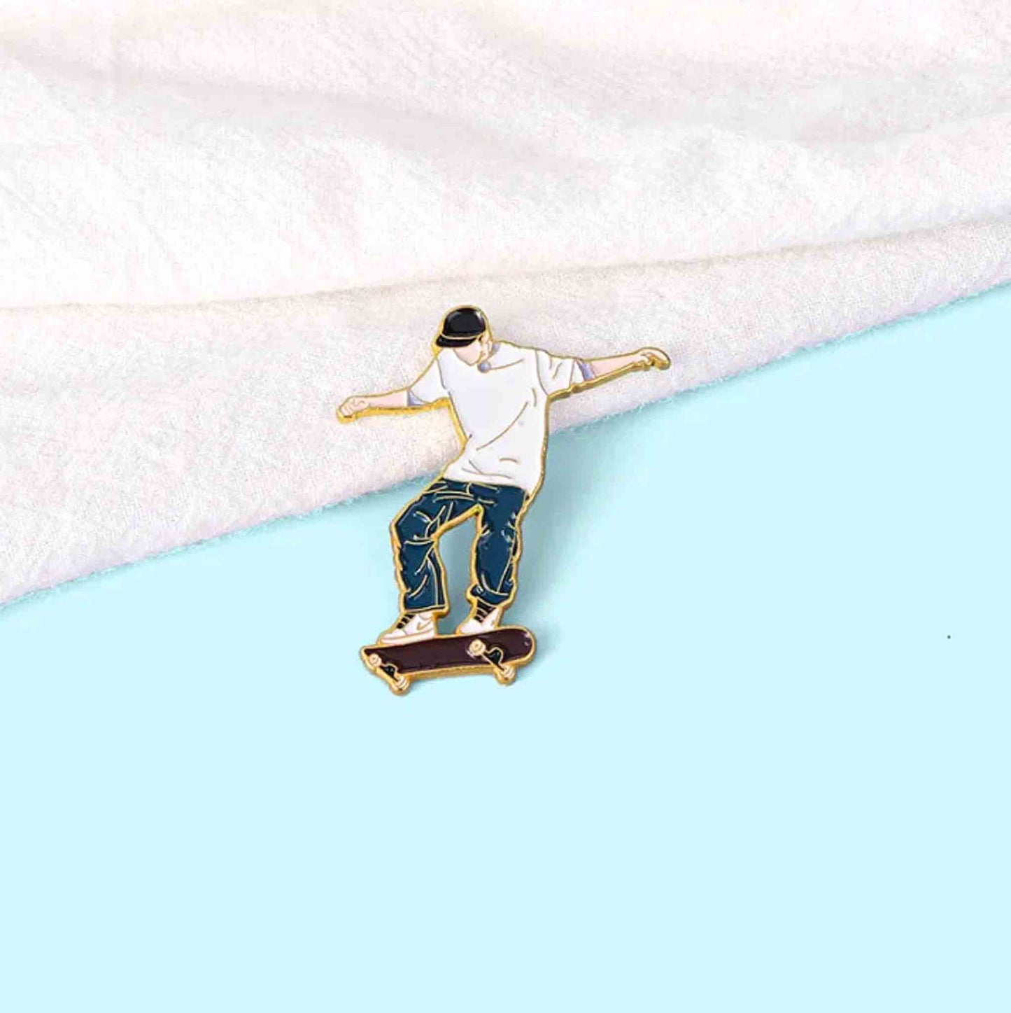 Extreme Skateboard Enamel Pin - Available at 2Fast2See.co