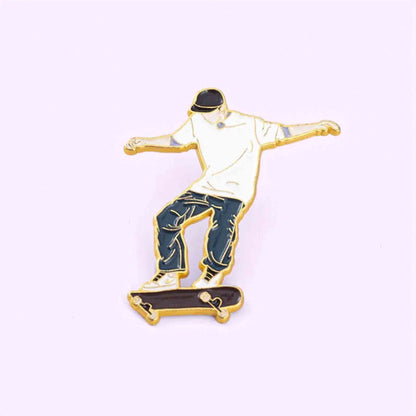 Extreme Skateboard Enamel Pin - Available at 2Fast2See.co