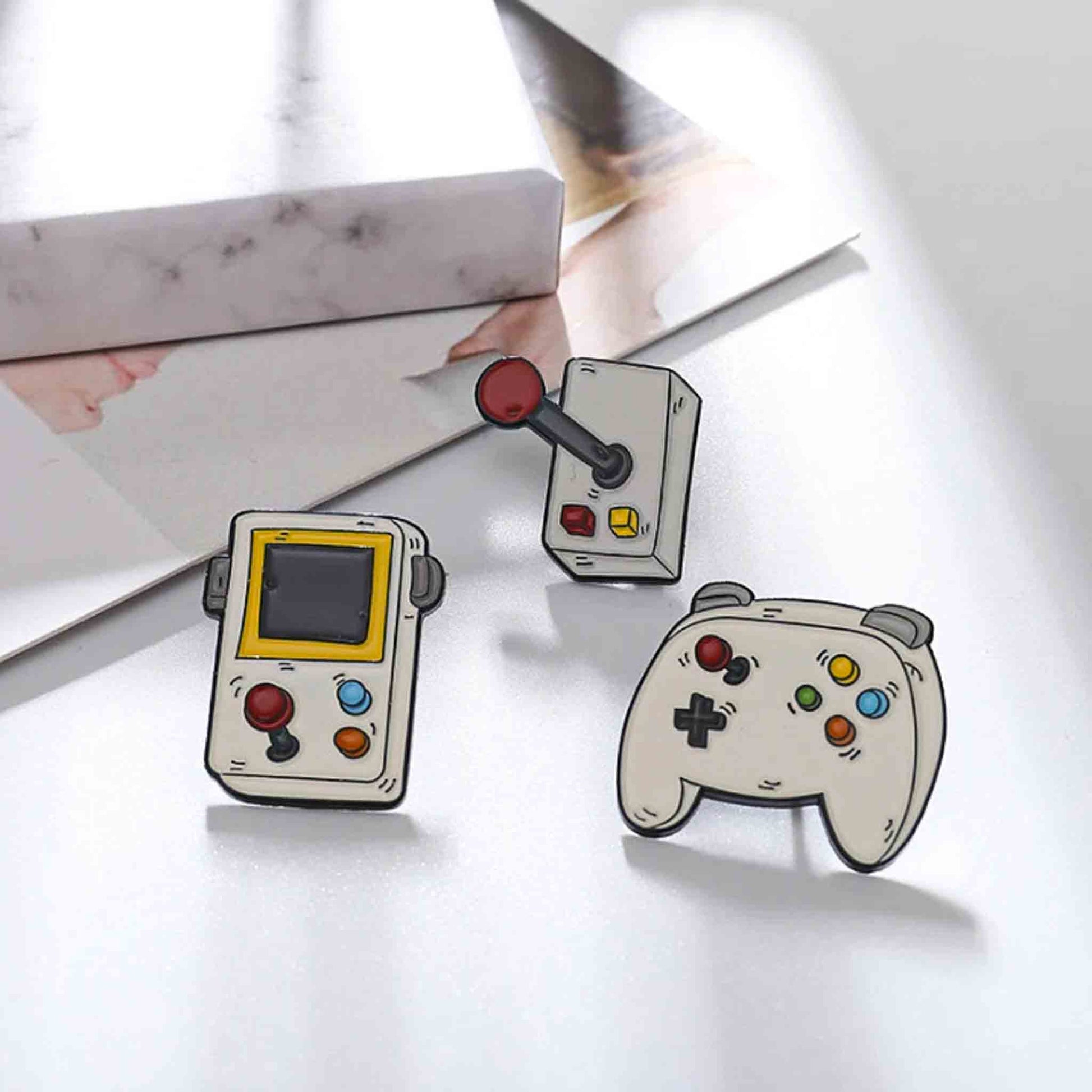 Arcade Retro Enamel Pins & Video Game Badges - Available at 2Fast2See.co