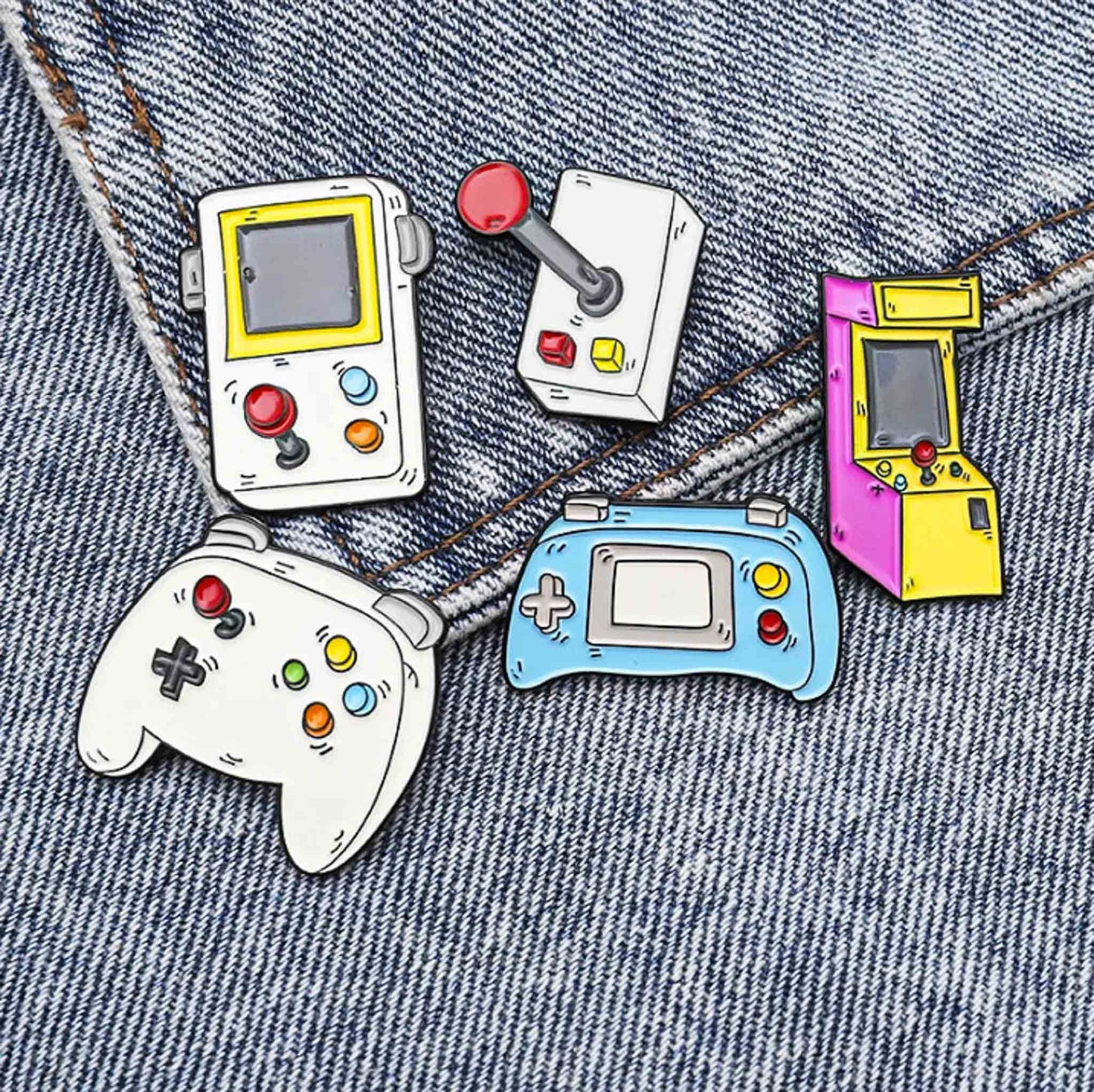 Arcade Retro Enamel Pins & Video Game Badges - Available at 2Fast2See.co