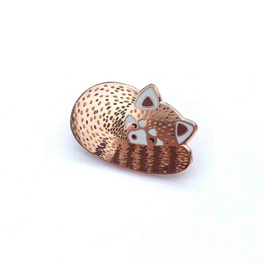 Red Panda Enamel Pin - Available at 2Fast2See.co