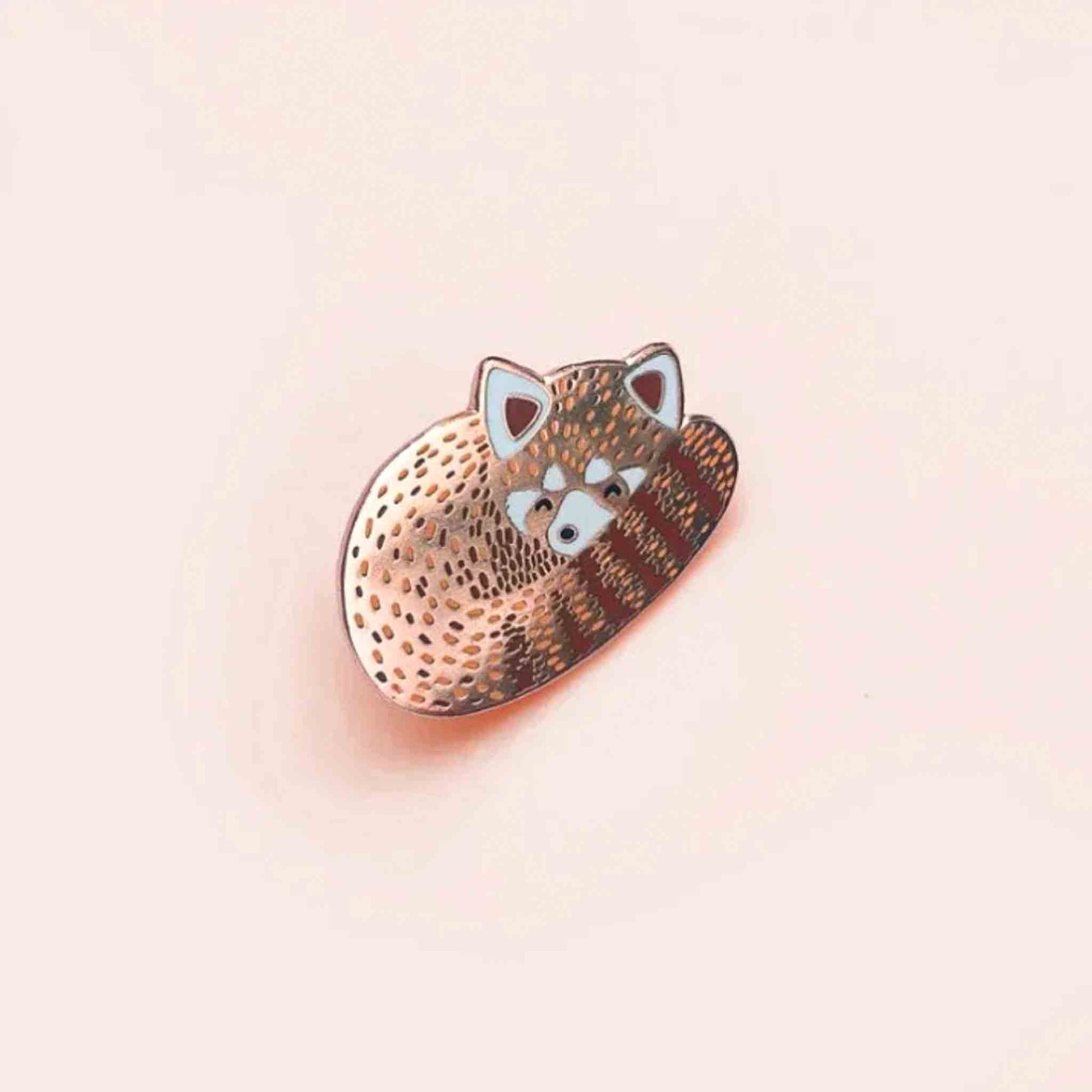 Red Panda Enamel Pin - Available at 2Fast2See.co