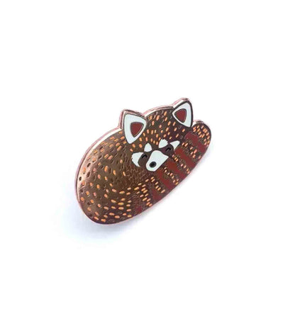 Red Panda Enamel Pin - Available at 2Fast2See.co