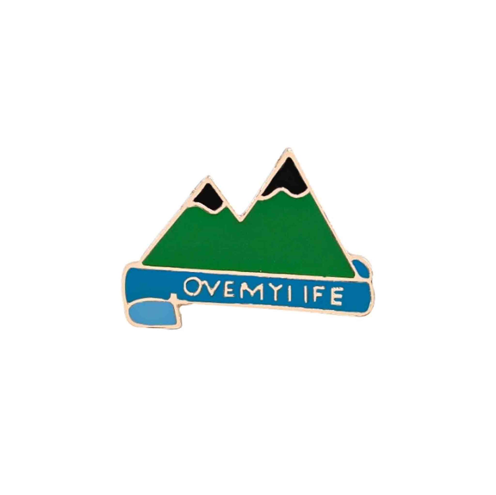 Green & Earth Adventures Enamel Pins - Hills Available at 2Fast2See.co