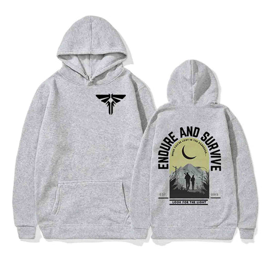 The Last of Us Endure And Survive Hoodie Firefly - Grey / S Available at 2Fast2See.co