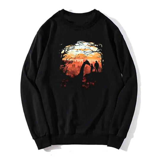 The Last of us Pullover Oversized Sweatshirt - Black / XXXL Available at 2Fast2See.co