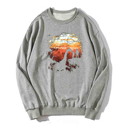 The Last of us Pullover Oversized Sweatshirt - Grey / XXXL Available at 2Fast2See.co