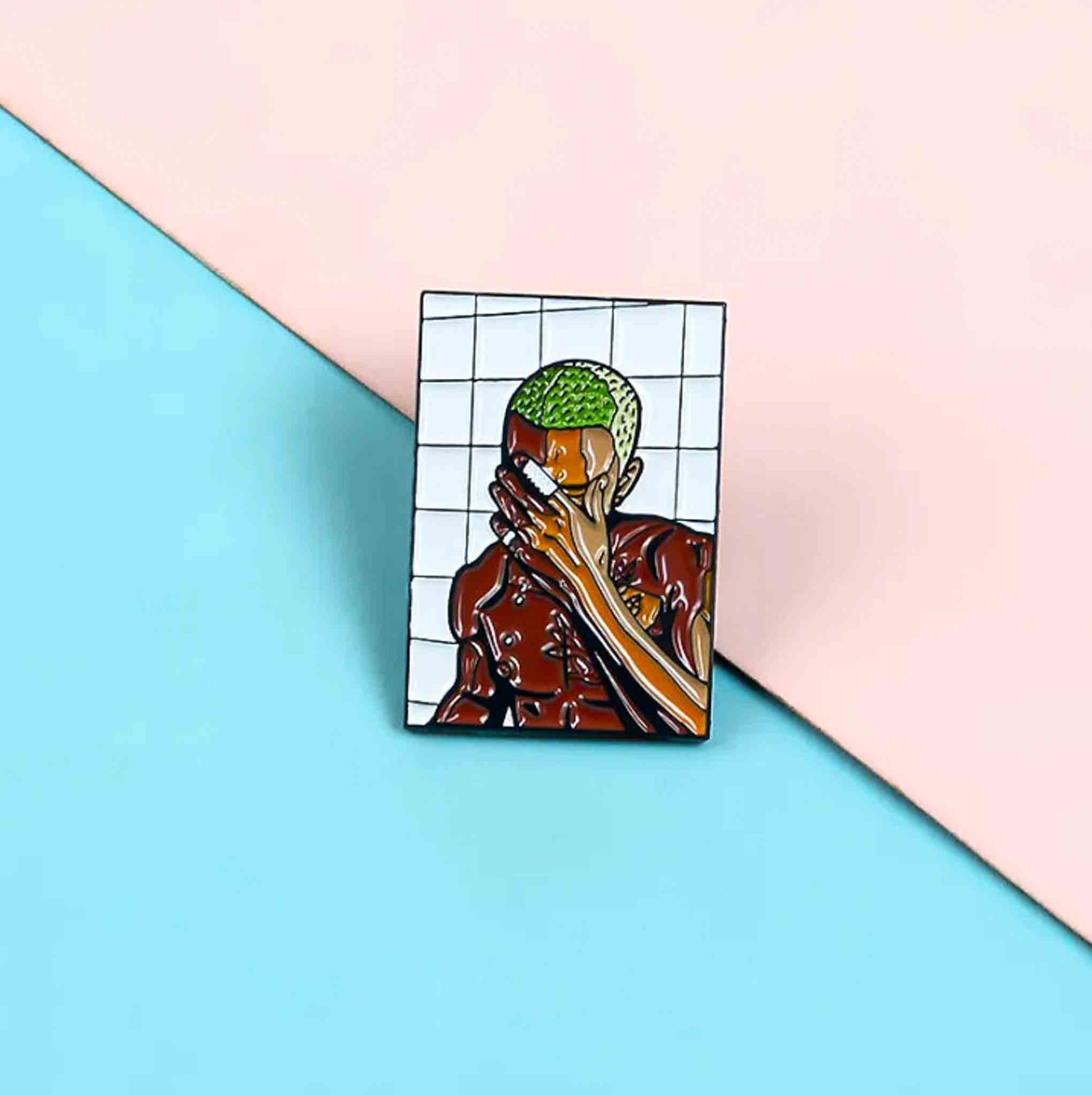 Frank Capra Cartoon Enamel Pin - Available at 2Fast2See.co