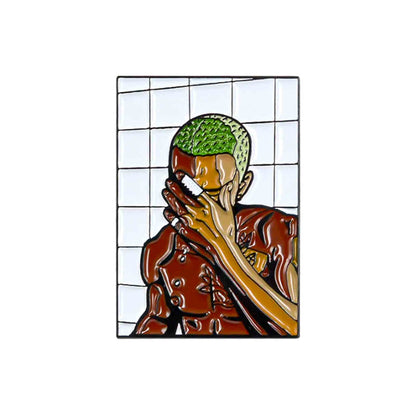 Frank Capra Cartoon Enamel Pin - Available at 2Fast2See.co