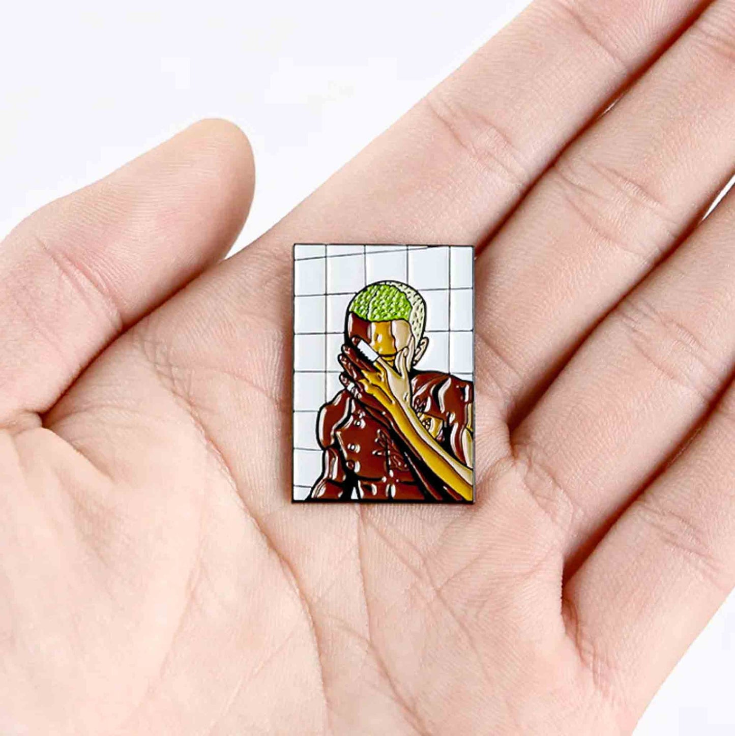 Frank Capra Cartoon Enamel Pin - Available at 2Fast2See.co