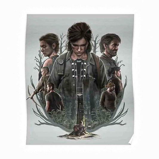 The Last Of Us Cinematic Poster Print with Ellie - Available at 2Fast2See.co