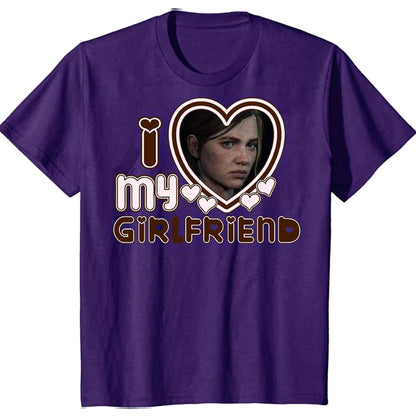 I Love My Girlfriend TShirt - Purple / XL Available at 2Fast2See.co