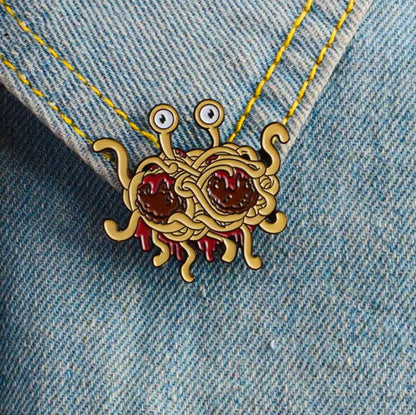 Pastafarianism Enamel Pin - Available at 2Fast2See.co