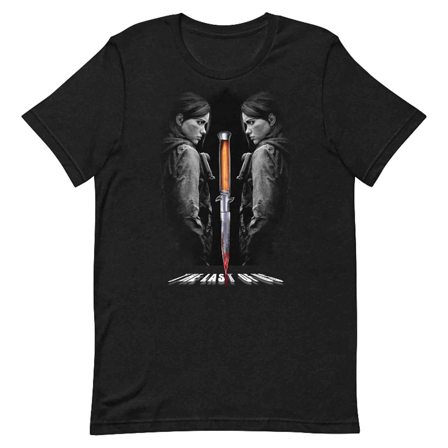 The Last of Us Brave Ellie With Knife Tshirt - Black / 6XL Available at 2Fast2See.co