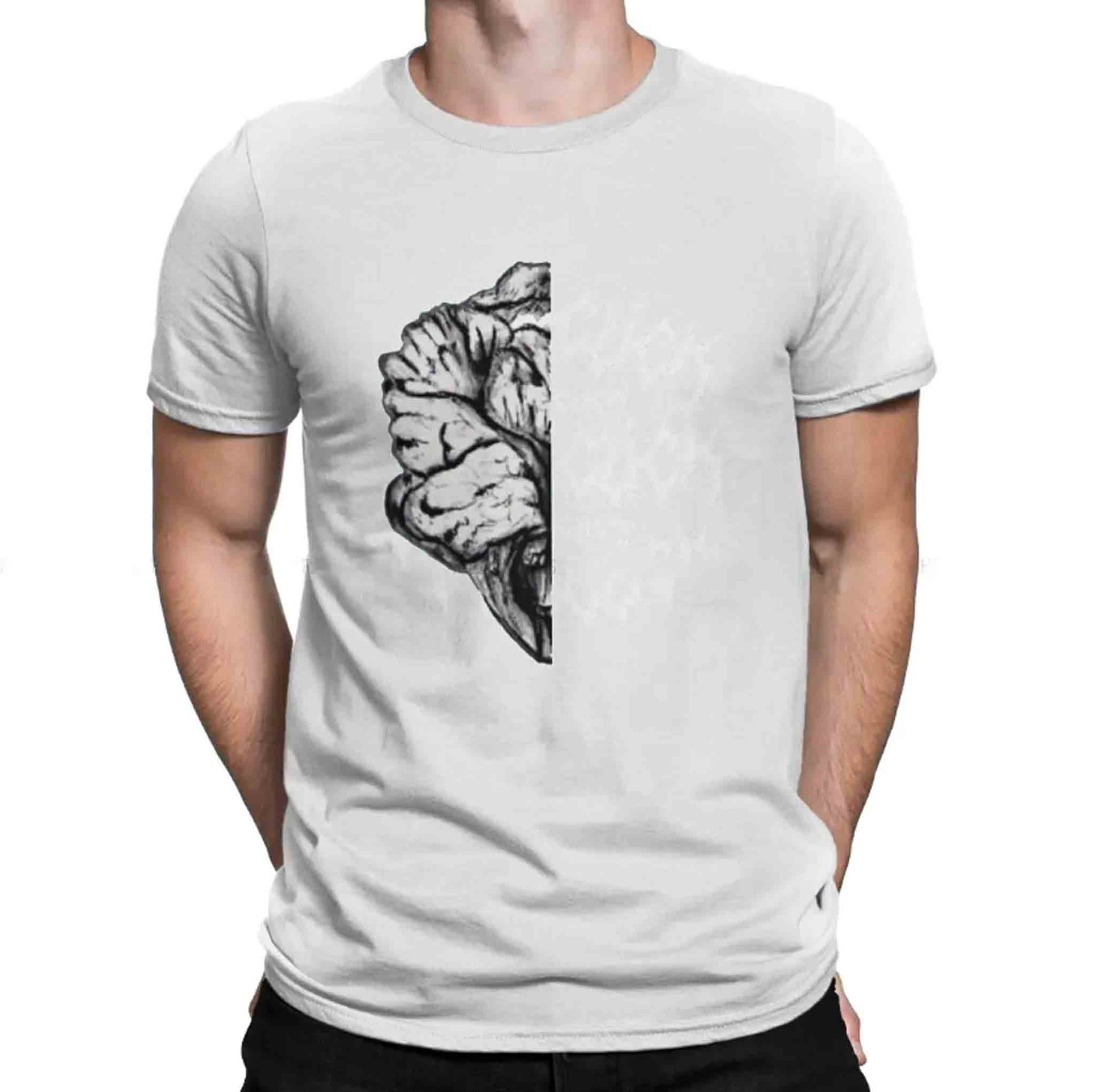 The Last of Us Clicker TShirt Click-Click - White / S Available at 2Fast2See.co