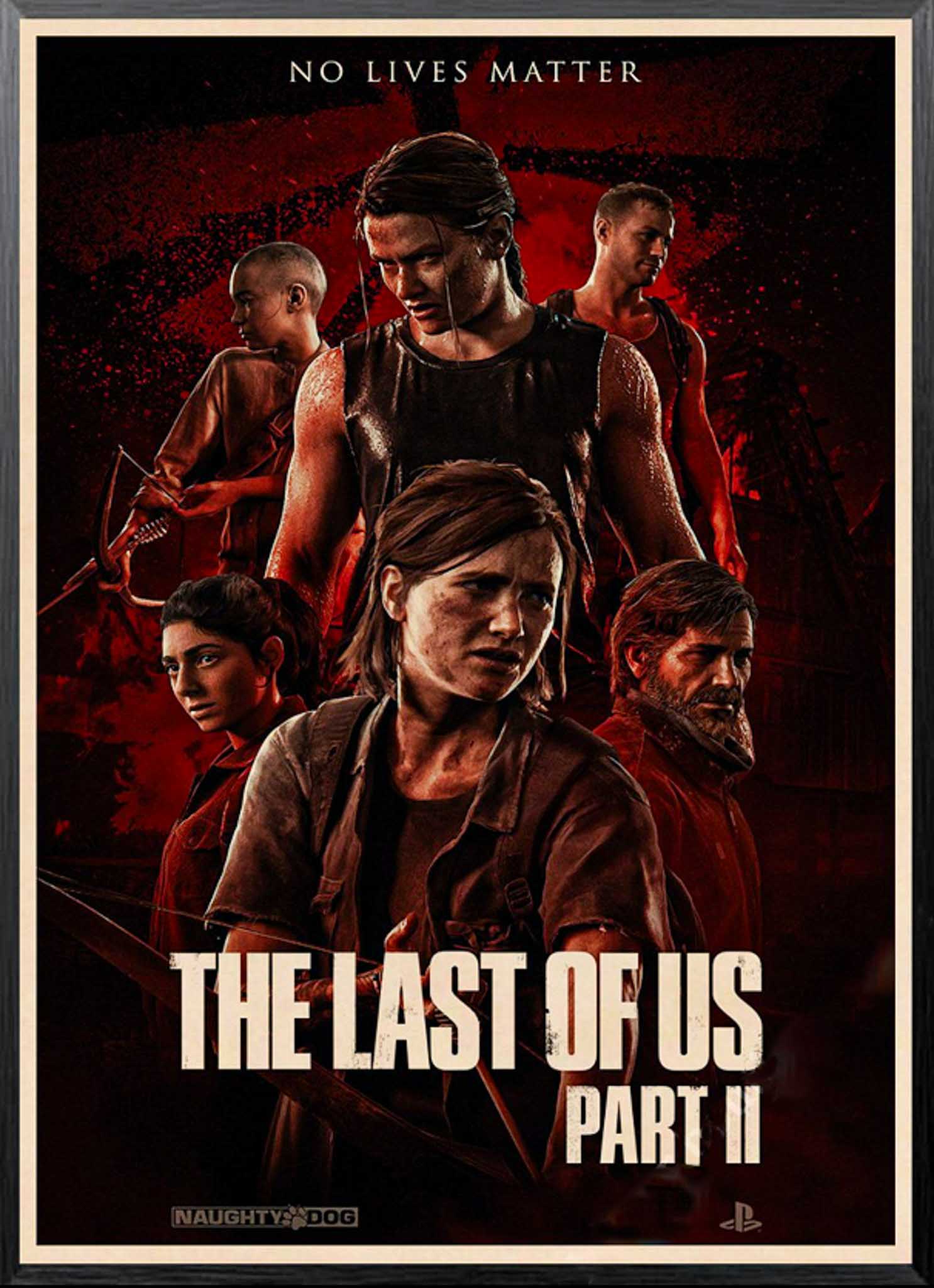 The Last of Us Part 2 Ellie x Abby Poster - 21x30cm Available at 2Fast2See.co