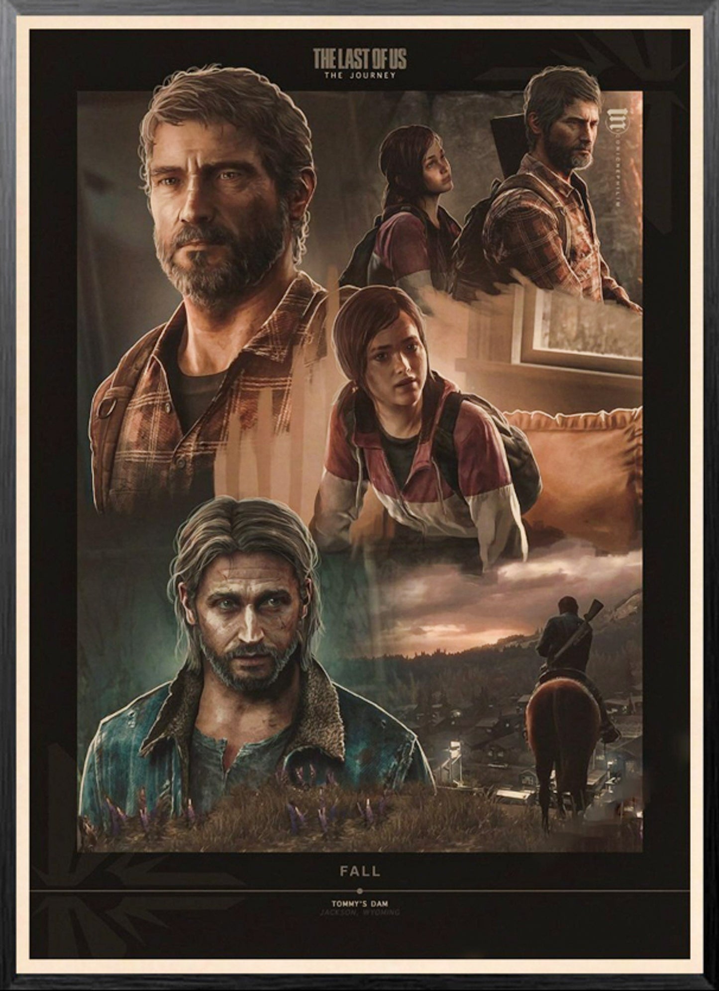 The Last of Us Aesthetic Poster Joel x Tommy - Available at 2Fast2See.co