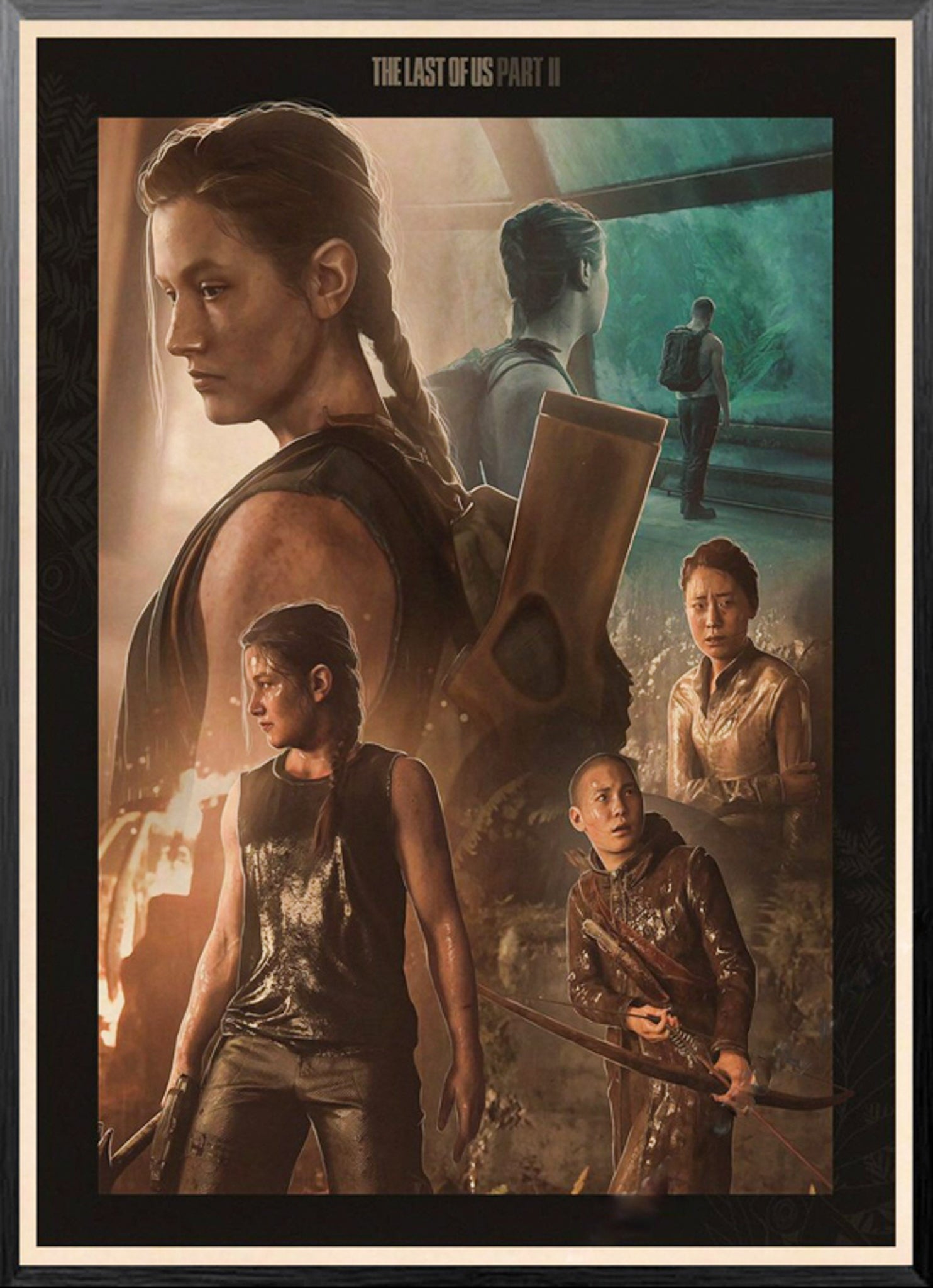 The Last of Us Aesthetic Poster Abby - Available at 2Fast2See.co