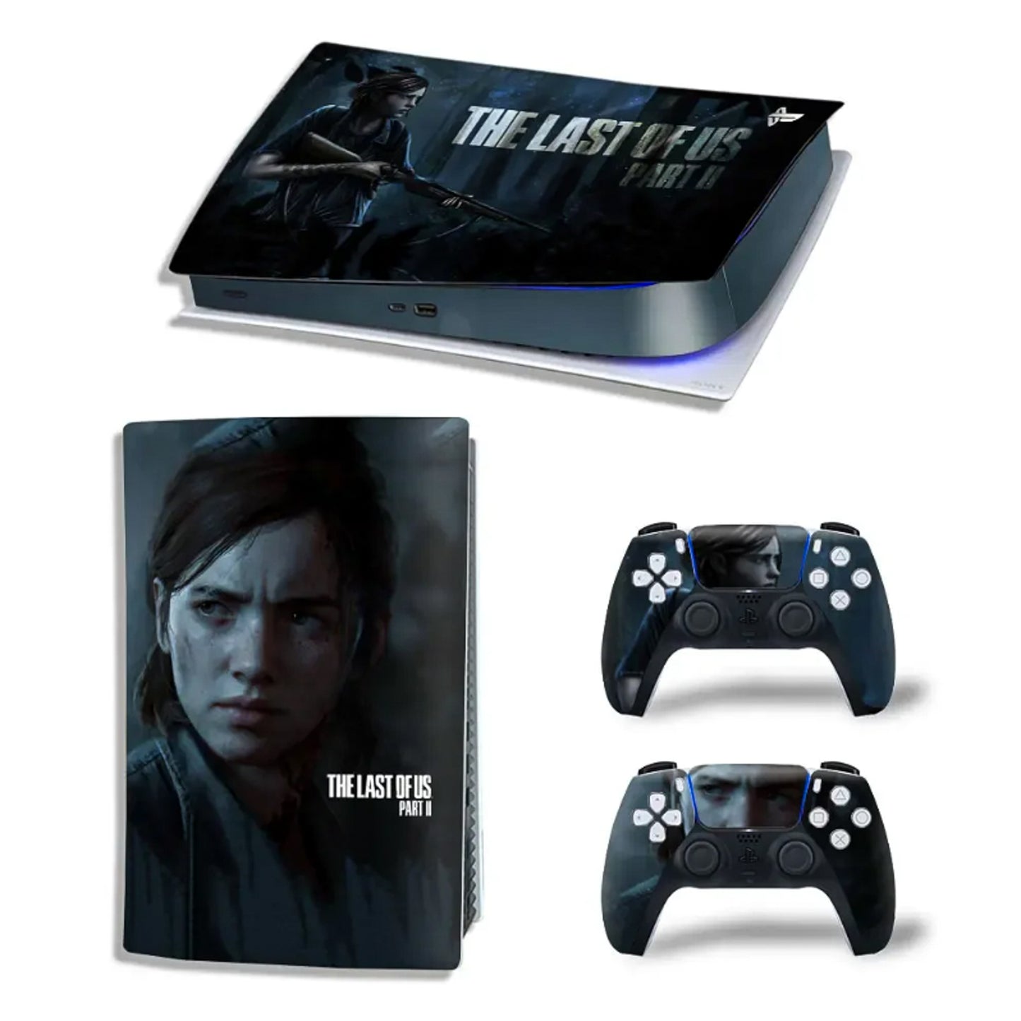 The Last of Us PS5 Ellie Part II Digital Skin for Console & Controllers - Available at 2Fast2See.co