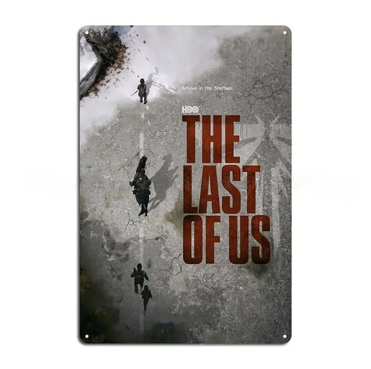 The Last of Us Cinematic Metal Sign - Clear / 14x20cm Available at 2Fast2See.co